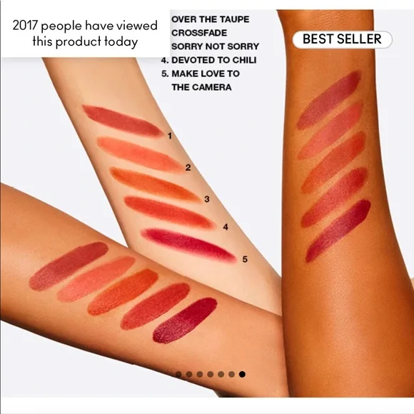 MAC Powder kiss liquid lipcolour - devoted to chili - Picture 4 of 7